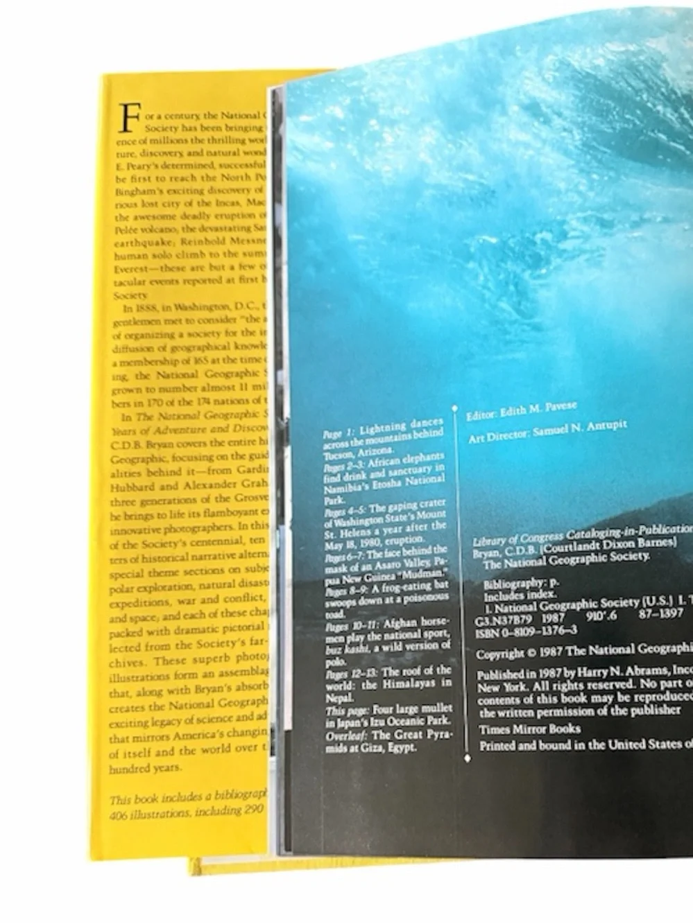 Vintage The National Geographic Society: 100 Years of Adventure and Discover